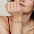 Bujukan 14K Yellow Gold and Diamond Split Bangle Bracelet - 4
