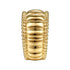 Bujukan 14K Yellow Gold Wide Band Ring - 5