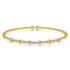 Bujukan 14K Yellow Gold Diamond Bangle Bracelet - 2