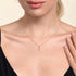 Bujukan 14K Yellow Gold Diamond Teardrop Pendant Necklace - 4