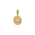 Bujukan Diamond Pave Medallion Pendant in 14K Yellow Gold - 2