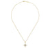 Kaslique 14K Yellow Gold Diamond Starburst Pendant Necklace - 3