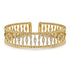 Bujukan Diamond and Bujukan Beads Cuff Bangle Bracelet in 14K Yellow Gold - 2