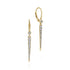 Kaslique 14K Yellow Gold Drop Earrings with Diamonds - 1