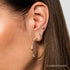 Contemporary Classic 14K Yellow Gold Diamond Hoop Earrings - 3