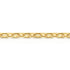 Classic 14K Yellow Gold Solid Faceted Chain Bracelet - 2