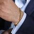 Classic 14K Yellow Gold Solid Faceted Chain Bracelet - 4
