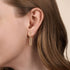 Bujukan Classic Hoop Earrings in 14K Yellow Gold - 3