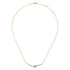 Bujukan Diamond Bar Necklace in 14K Yellow and White Gold - 2
