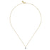 Lusso 14K Yellow/White Gold Diamond Flower Shape Pendant Necklace - 3