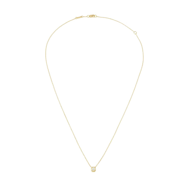 Le Cube Diamant Diamond Necklace in 18K Yellow Gold - 1