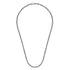 Classic 925 Sterling Silver Men's Round Box Chain Necklace - 3