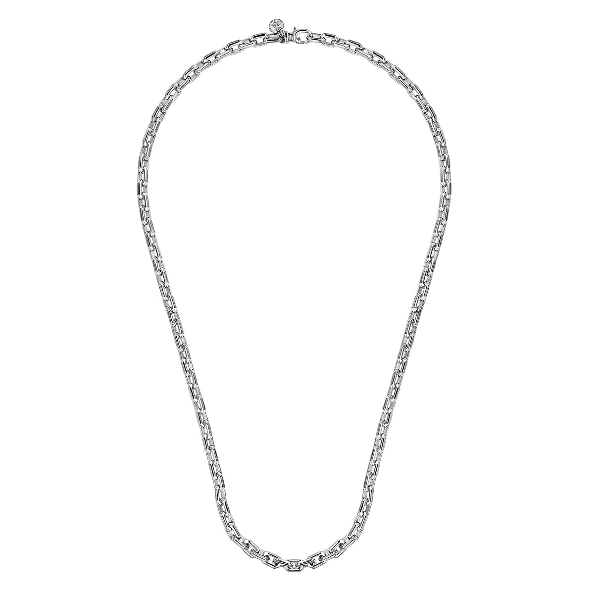 Gabriel & Co. 22in Sterling Silver Men's Link Chain | Zadok Austin