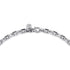 Classic Sterling Silver Faceted Men's Link Chain Necklace - 3