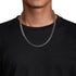 Classic 22 Inch 925 Sterling Silver Diamond Cut Cuban Link Necklace - 6