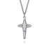 Contemporary Silver Cross Pendant - 2