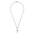 Contemporary Silver Cross Pendant - 3