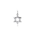 Contemporary 22 Inch 925 Sterling Silver Star Pendant Necklace - 3