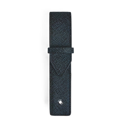 Montblanc Sartorial Tweed Blue Pen Pouch - 1