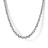 Classic 24 Inch Sterling Silver Men's Link Chain Necklace - 2
