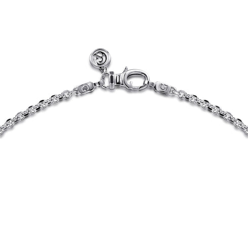 Classic 24 Inch Sterling Silver Men's Link Chain Necklace - 4