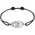 Menottes R15 18K White Gold Cord Bracelet - 1