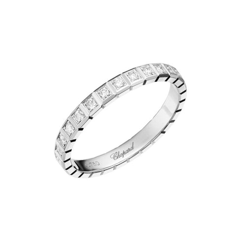 Ice Cube White Gold Ring - 1