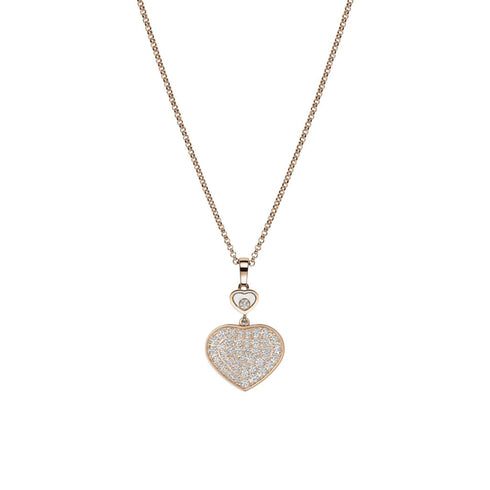 Happy Hearts Rose Gold Necklace - 1