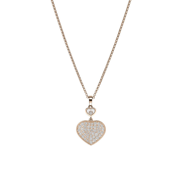 Happy Hearts Rose Gold Necklace - 1