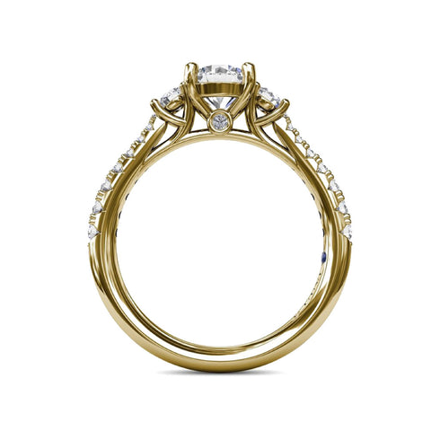 Classic Three Stone Engagement Ring - 2