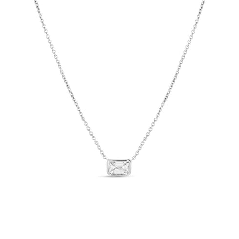 Diamonds By The Inch Emerald Cut Necklace - 1