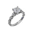 Vintage Marquise Accent Engagement Ring - 1