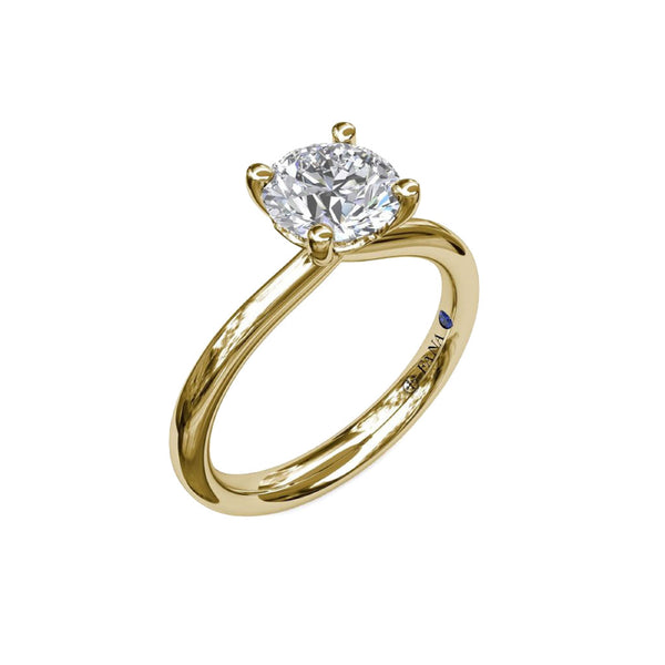 Timeless Round Cut Solitaire Engagement Ring - 1
