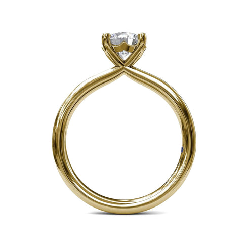 Timeless Round Cut Solitaire Engagement Ring - 2
