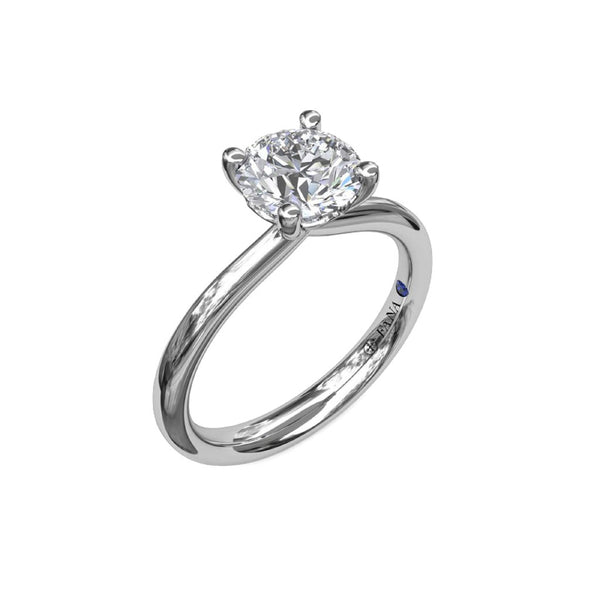 Timeless Round Cut Solitaire Engagement Ring - 1