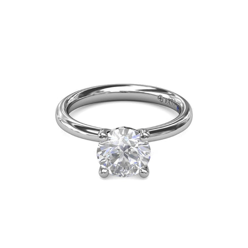 Timeless Round Cut Solitaire Engagement Ring - 3