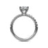 Classic Pave Round Cut Engagement Ring - 2