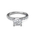 Classic Pave Round Cut Engagement Ring - 3