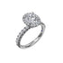 Classic Diamond Halo Engagement Ring with a Gorgeous Side Profile - 1