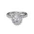 Classic Diamond Halo Engagement Ring with a Gorgeous Side Profile - 3