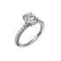 Classic Oval Cut Solitaire With Hidden Halo - 1