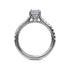 Classic Oval Cut Solitaire With Hidden Halo - 2