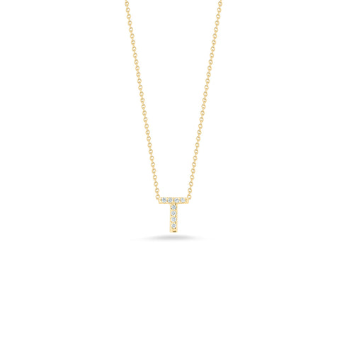Tiny Treasures Diamond Love Letter Necklace - 1