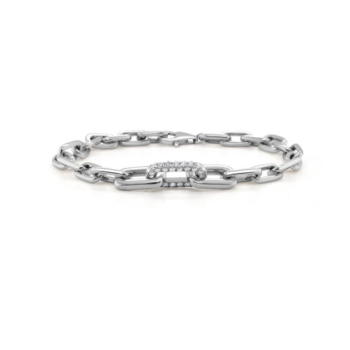 14k Gold & Diamond Link Bracelet- 1.21ct. - 1