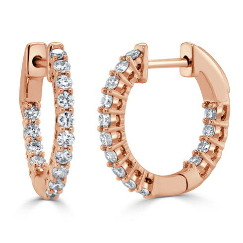 14k Gold & Diamond Stud Earrings - 0.30ct - 1