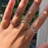14k Gold & Diamond Link Ring - 0.47 ct - 2