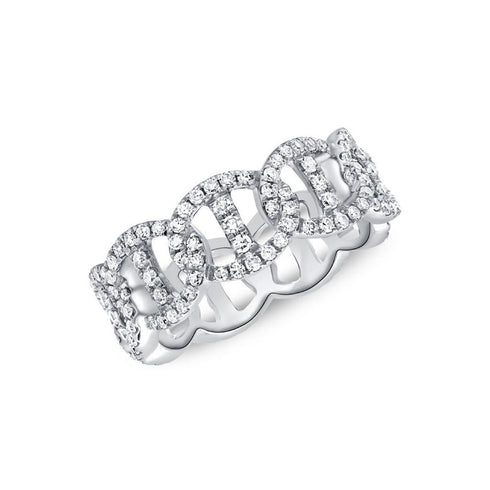 Diamond Link Chain Ring - 1