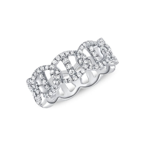Diamond Link Chain Ring - 1