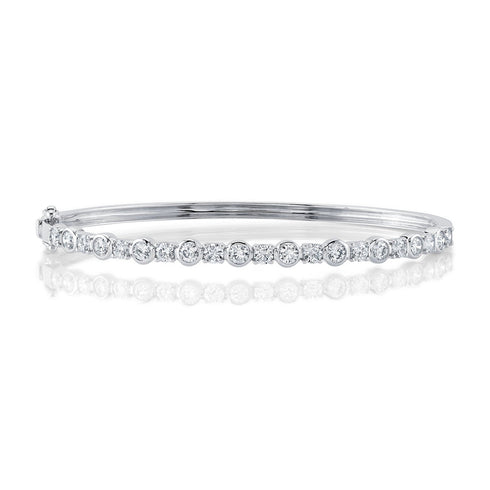 Bailey 1.88ct Diamond Bezel Bangle - 1