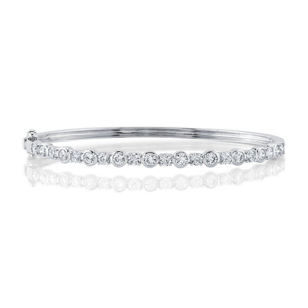 Bailey 1.88ct Diamond Bezel Bangle - 1
